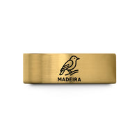 men’s wedding bands cheap – gold tungsten madeira wedding band