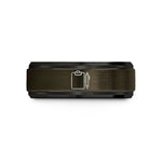 unique jewelry for him – gunmetal & black tungsten clipboard pen wedding band