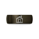 matching rings for partners – gunmetal & black tungsten ice shanty chimney wedding band