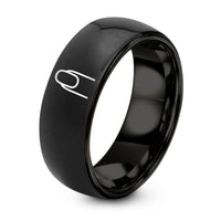 10 Year Gift Anniversaries for Him – black tungsten nail ring