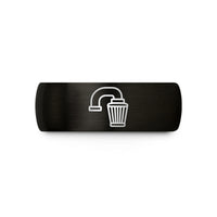 best presents for couples – black & gold tungsten cold air intake wedding band