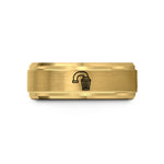 best presents for couples – gold tungsten cold air intake wedding band