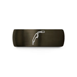 engraved rings for her – gunmetal & black tungsten mig torch wedding band