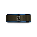 anniversary presents for him – gunmetal & blue tungsten brick handheld console wedding band