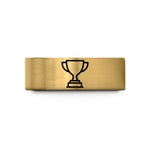 mens wedding band presents – gold tungsten trophy cup wedding band