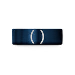 engraved rings for her – black & blue tungsten parentheses () wedding band