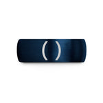 tungsten rings for couples – blue tungsten parentheses () wedding band