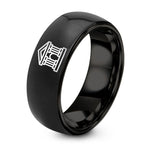 11 Year Old Girl Gift Ideas – black tungsten courthouse building ring