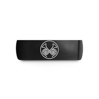 unique toy present ideas – black tungsten horns circle wedding band