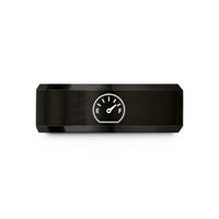special presents for women – black tungsten fuel gauge wedding band