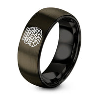 swatch color sample for Inline Six Engine ring style 06