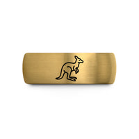 tungsten wedding bands men – gold & silver tungsten kangaroo australia wedding band