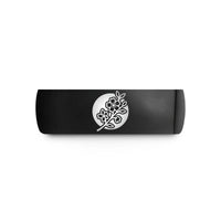 tungsten wedding bands unisex – black tungsten japan flag wedding band