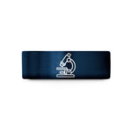 custom engraved wedding rings – blue tungsten microscope slide wedding band