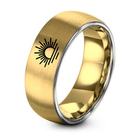 swatch color sample for Sunburst Over Horizon ring style 05