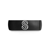 birthday presents for teens – black tungsten eddy curve wedding band