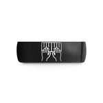 unique birthday present ideas – black tungsten playing octaves wedding band