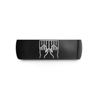unique birthday present ideas – black tungsten playing octaves wedding band