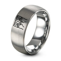 18th Birthday Gifts for Girls – gray tungsten playing octaves ring