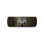 special presents for teens – gunmetal & black tungsten playing octaves wedding band