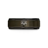 special presents for teens – gunmetal & black tungsten playing octaves wedding band