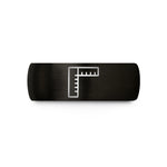custom rings for anniversaries – black tungsten instrument plug wedding band