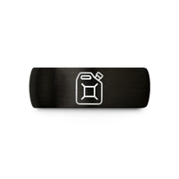 personalized presents for couples – black tungsten jerry can wedding band