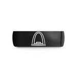 personalized baby presents – black tungsten gateway arch wedding band