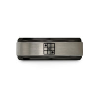 first birthday present ideas – black & gray tungsten go wedding band