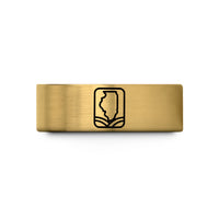 romantic presents for couples – gold tungsten il wedding band