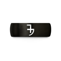 unique presents for couples – black tungsten planetary symbol jupiter wedding band