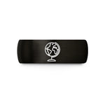 tungsten wedding bands unisex – black tungsten globe wedding band
