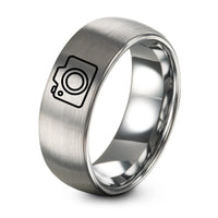 2 Year Gift Anniversaries for Him – gray tungsten camera mirrorless ring