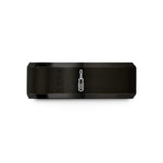 custom birthday ring present – black tungsten screwdriver wedding band