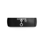 tungsten rings for couples – black tungsten center pivot sprinkler wedding band