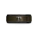 personalized presents for couples – gunmetal & black tungsten center pivot sprinkler wedding band