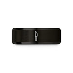 anniversary presents for couples – black tungsten dinner knife wedding band