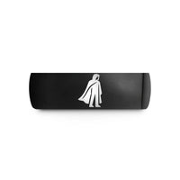 unique birthday presents her – black tungsten shadowy caped figure wedding band