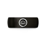 21st birthday ideas daughter – black tungsten enso circle lotus wedding band
