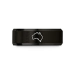 custom engraved rings women – black tungsten australia wedding band