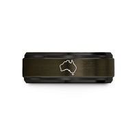 special occasion jewelry presents – gunmetal & black tungsten australia wedding band