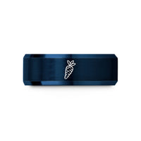 special occasion presents women – blue tungsten wasabi root wedding band