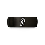 unique birthday present ideas – black tungsten burnout smoke wedding band