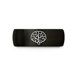 best presents for guys – black tungsten brain wedding band