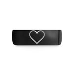 presents for young him – black tungsten purple heart wedding band