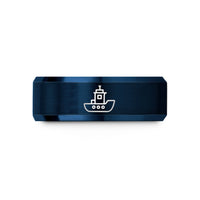 best birthday presents him – blue tungsten tugboat wedding band