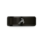 best presents for her – black tungsten delimber wedding band
