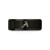 best presents for her – black tungsten delimber wedding band