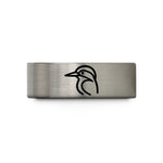 special presents for her – black & blue & gray tungsten kingfisher wedding band