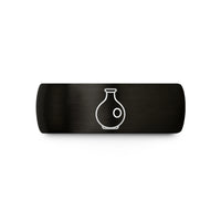 top presents for spouse – black tungsten udu drum wedding band